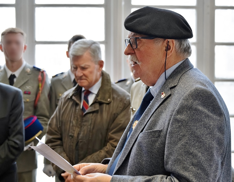 02_AET 30 JAN 2025-01.jpg - Discours du président de la section AET Pau-Béarn et Tarbes-Bigorre, organisateur de la journée.